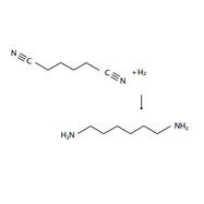 production of hexamethylenediamine by catalytic hydrogenation of adiponitrile (ADN)